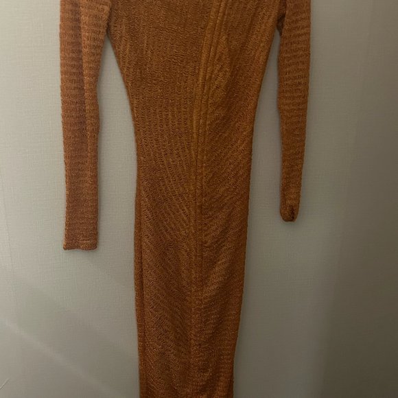 PLT Orange Midaxi Dress - Picture 2 of 3